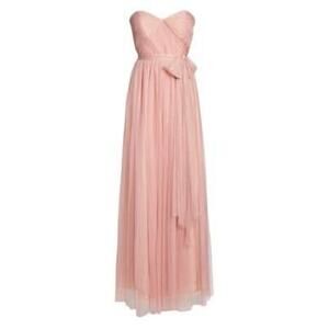 Jenny Yoo Annabelle convertible tulle gown in Pink Size 6